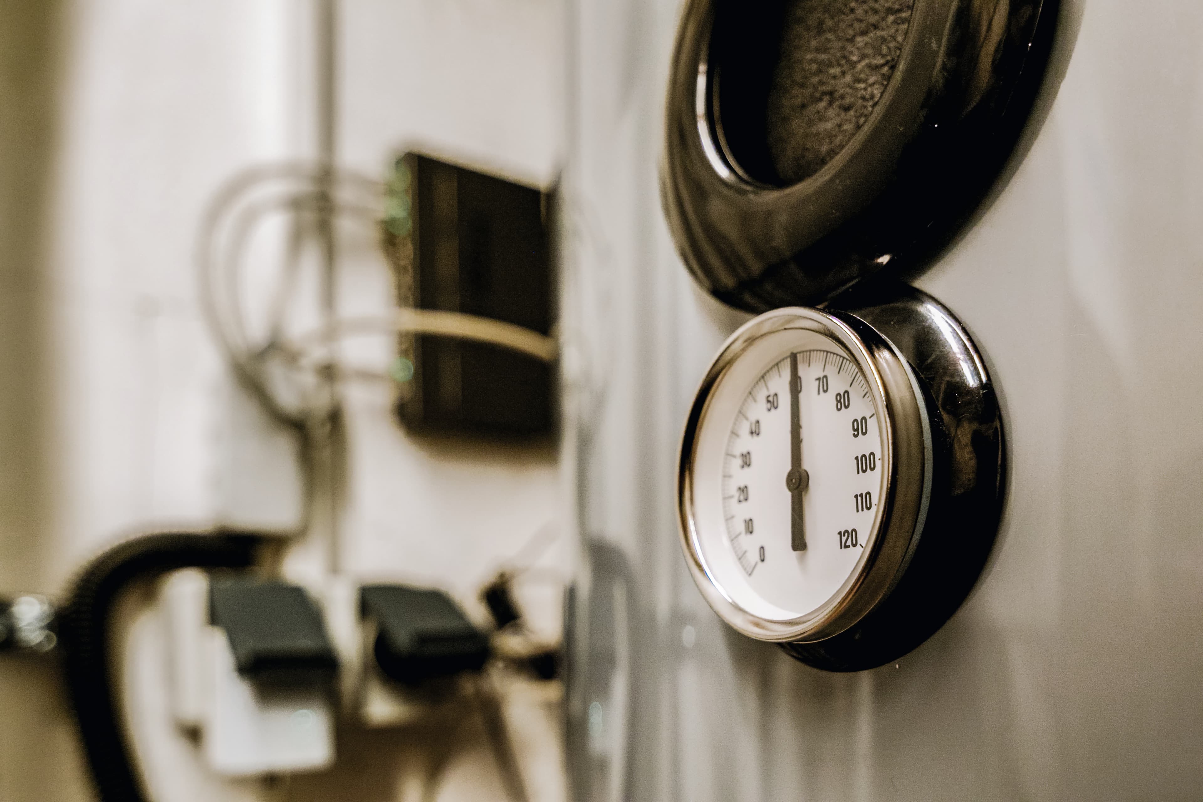 Display på värmepumpen